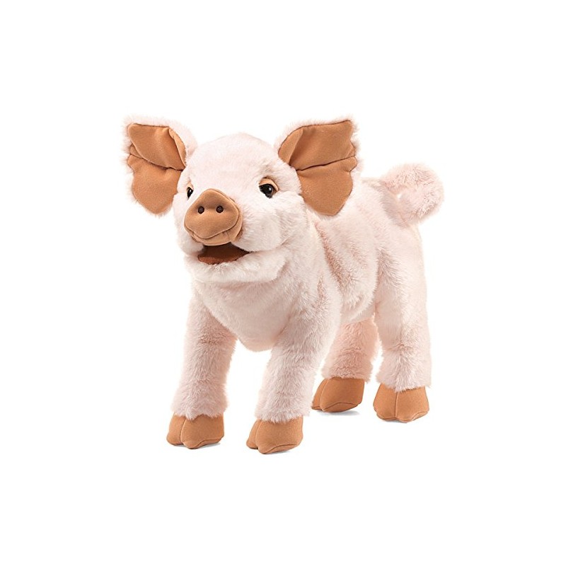 Folkmanis Piglet Hand Puppet, Pink, 1 EA