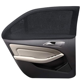 Trusiel Sonnenschutz Auto,Sonnenschutz Auto Baby mit Zertifiziertem UV Schutz für Kinder Baby Erwachsene Haustiere, Universal Sonnenblende Auto Netz,Autofenster Sonnenschutzrollos Heckscheibe (XL)