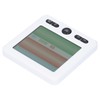 LCD Electronic Alarm Clock Temperature Humidity Monitoring Alarm for Indoor
