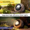 Vcdsoy Solar Powered Rock Lights Outdoor- 2 Pack Super Bright