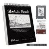 Cc Cuaderno De Dibujo Y Bocetos A4 + Cuaderno De