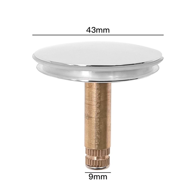 POFET Chrome Bath Drain Plug Adjustable Pop Up Sink Replacement