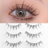 Musegetes False Eyelashes, 4D False Eyelashes, Natural False Eyelashes, Ultra