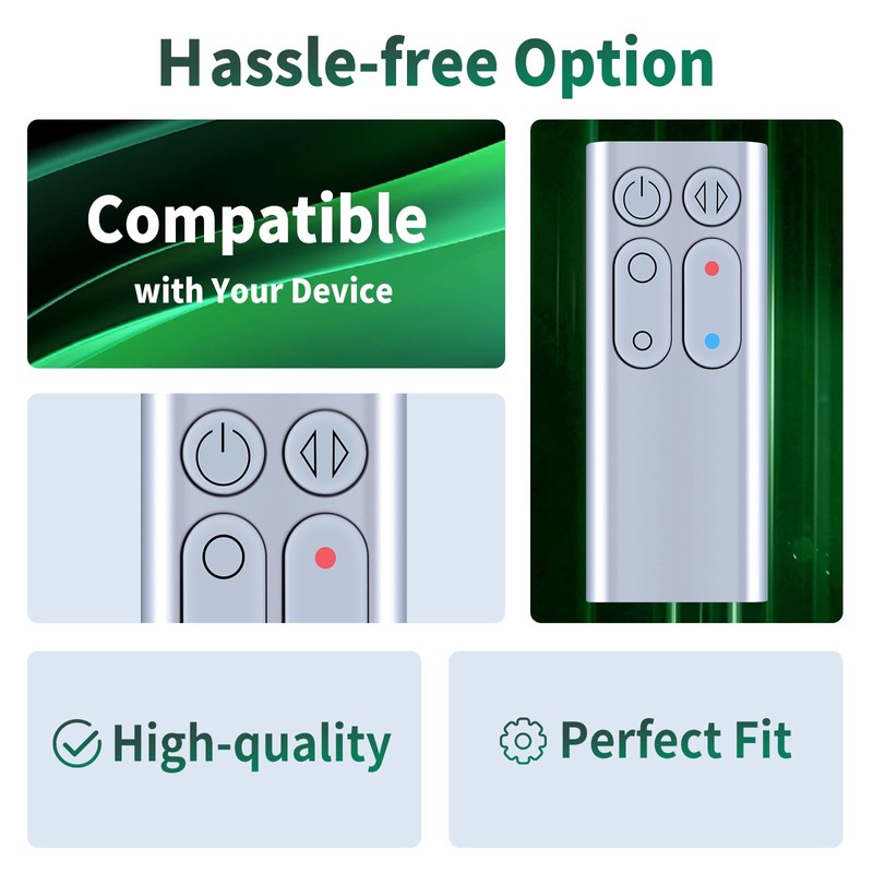 CLVIZCXOM AM04 AM05 Fan Remote Control Replacement Compatible with Dyson