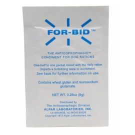 Forbid Stool Eating & Coprophagia Deterrent Dog & Cat Food Powder Additive to Prevent D