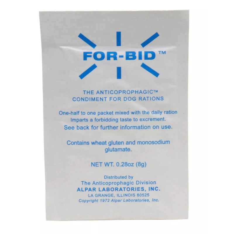 Forbid Stool Eating & Coprophagia Deterrent Dog & Cat Food