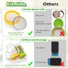 Kitmiido Seed Sprouting Kit, 2 Large Wide Mouth Mason Jars