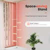 lkoewqzamx Plant Holder Pole, Tension Rod Rack Stands, Plant Decorative