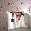 The Beach Stop Decorative Jack Russell Dog Scatter Cushion Cover