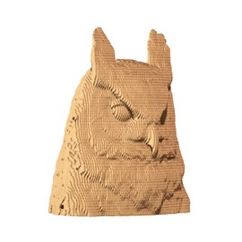 CARTONIC 3D Puzzle – Owl: Engaging and Stimulating Entertainment to Develop Skills – Cardboard 3D Puzzle – The Cardboard Transforms into a Figure in Relief