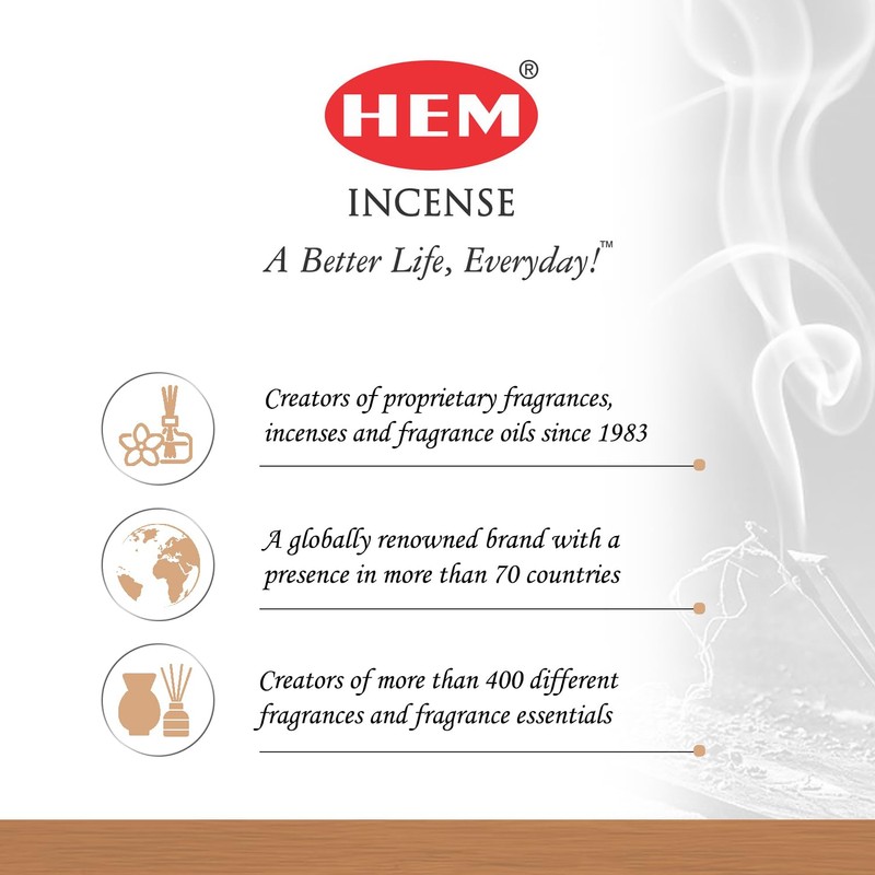 Hem Egyptian Musk Incense Sticks – Pack of 6 Boxes