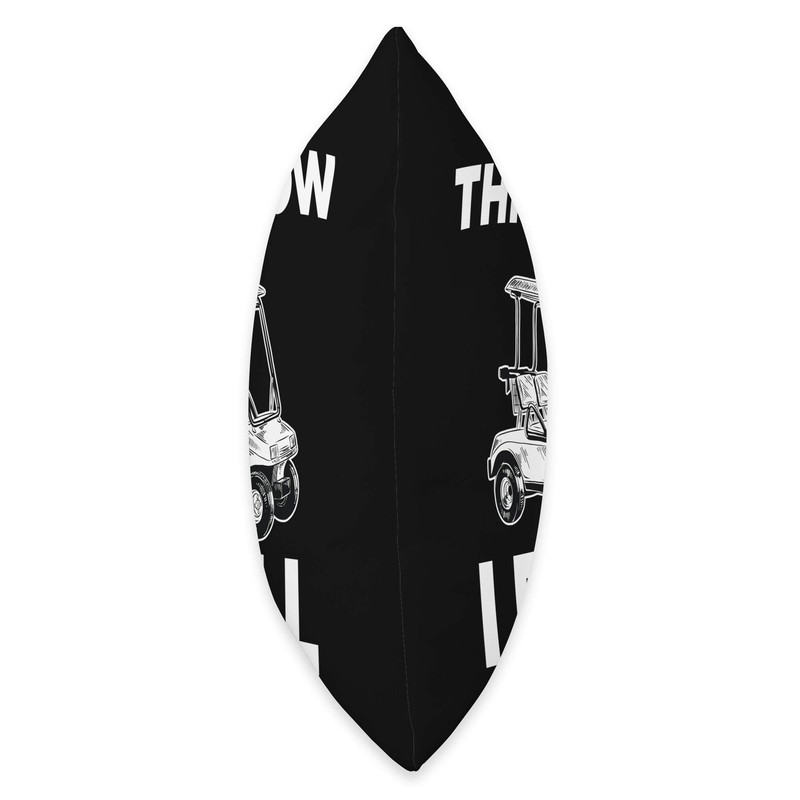 This Is How I Roll Golf Cart Throw Pillow