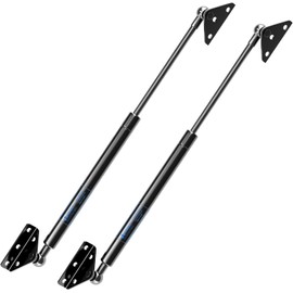 ARANA Gas Struts 20 inch 80 lbs/356N with Brackets(Non-Detachable), 20" Gas Shocks Springs Lift Lid Support for Heavy Duty Lid RV Camper Bed Tanning Bed Boat Hatch Basement Trap Door, 2 Pcs
