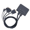 USB KVM Switch 2 Ports Wired HD Multimedia Interface KVM