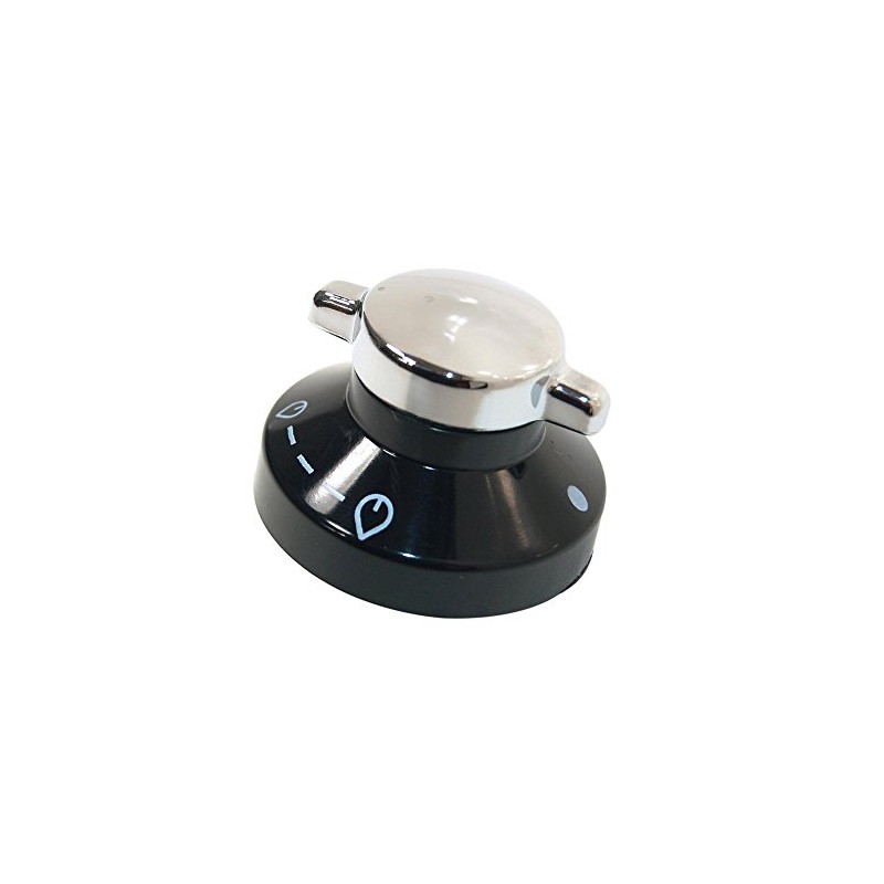 Genuine NEW HOME 050551122 Oven Cooker Black/Silver Control Knob