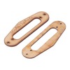 2PCS Pickup Mounting Ring Natural Maple Hard Decorative Single Coil