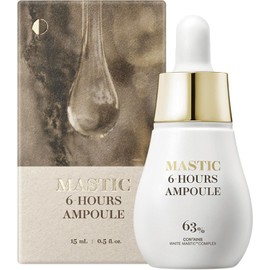 Mastic 6-Hours Ampolla Serum Spoid Type Mastic 6-Hours Ampolla (Dropper Type, 0.5fl oz) - Suero para un tono de piel uniforme y elasticidad. Goma de masilla fermentada