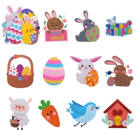 Easter Stickers Temporary Tattoos for Kids - ForTomorrow 160 Pcs Fake Tattoo Sticker 2 Inch Individually Wrapped Cute Easter Toy Basket Stuffers for Goodie Bag or Egg Fillers