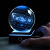 3D Solar System Model Crystal Ball 80mm 3.15inch - Outer