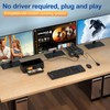8K HDMI DP KVM Switch 3 Monitors 3 Computers, 8K@60Hz/4K@144Hz