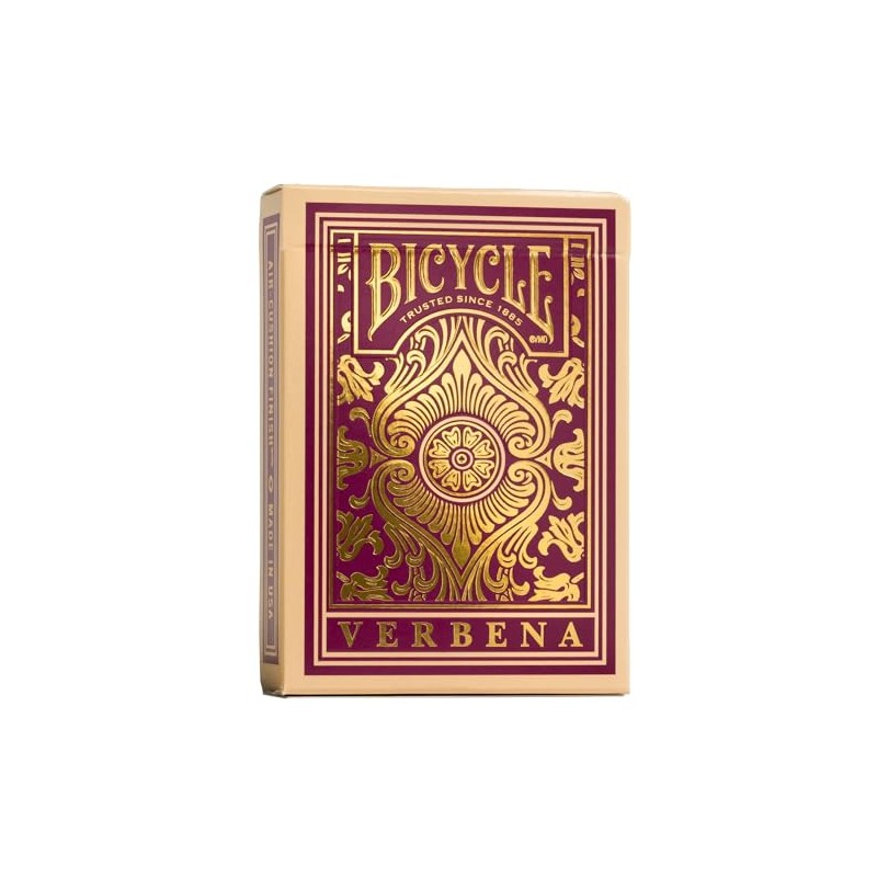 Bicycle Baraja Vernena Floral Premium Dorada