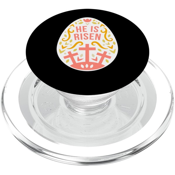He Has Risen Easter Egg - Jesus Christ Resurrection PopSockets