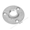 10PCS DN20 3-Holes Flange Base Pipe Fittings Aluminum Alloy Threaded