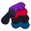 Freshbaffs 100% Silk Sleep Mask Free Ear Plugs Included (Black)