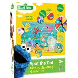 MasterPieces Kids Games - Sesame Street Spot the Dot - Matching Game for Kids and Family - Laugh and Learn