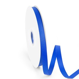 Isaspire 3/8" Width x 50 Yards Grosgrain Ribbon, Thin Royal Blue Ribbed Ribbon for Gift Wrapping, Hair, Bows, Craft, DIY, Swags, Wedding, Valentine's Day, Christmas and Party Decoration