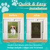 2PACK Large Dog Door Replacement Flaps with Screws - Pet