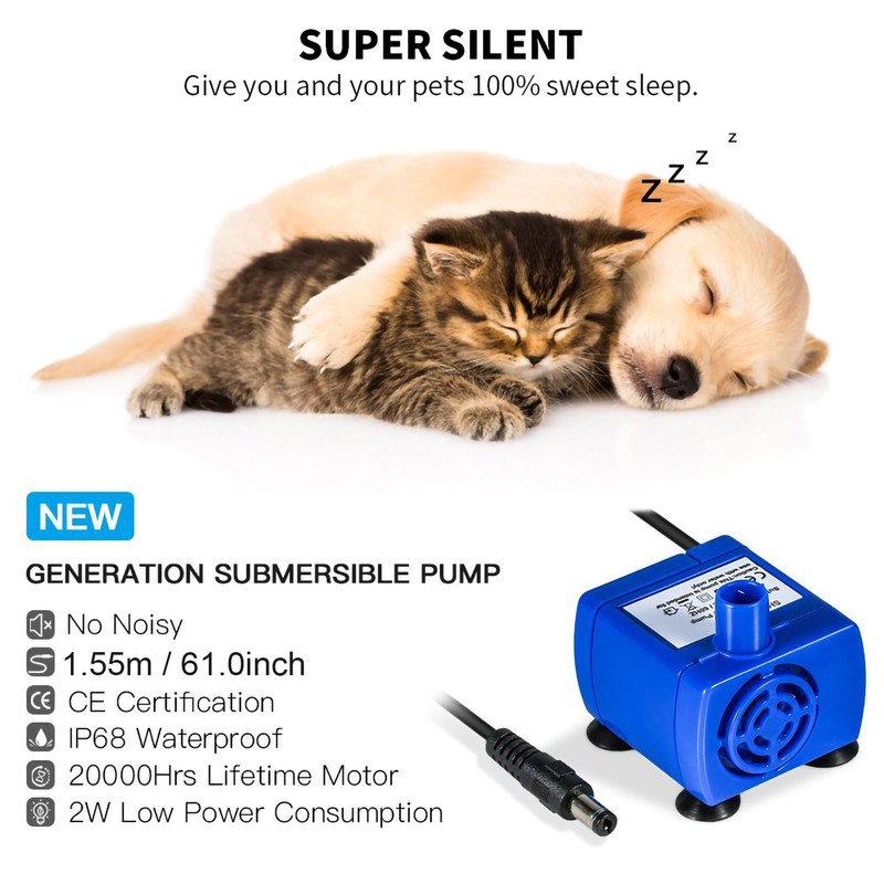 Automatic Drinking Fountain Electric Pet Dog Cat Water Drinking Filter