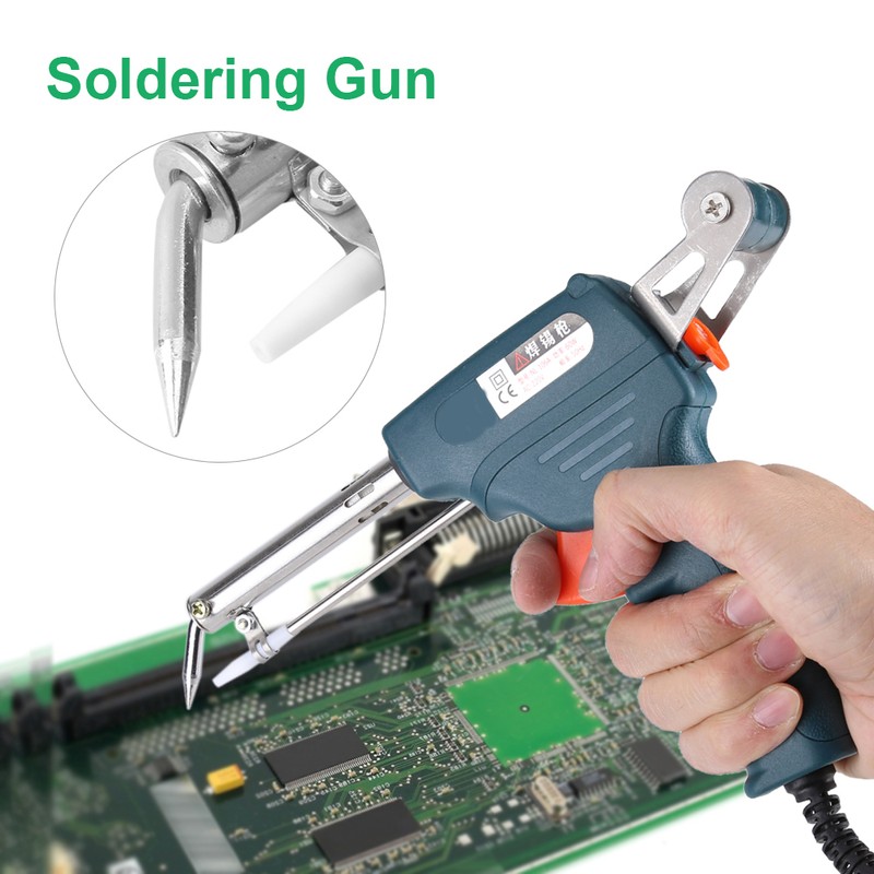60W Portable Automatic Send Tin Electrical Soldering Iron Gun Welding
