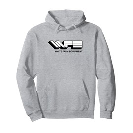 Vintage White Farm Equipment Enthusiast Graphic product Pullover Hoodie