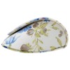 Pearl 092913 Glasses Case Semi-Hard Magnetic HA-136 Botanical Flower Blue
