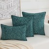 HERAYLI Premium Series Classic Tweed Throw Pillow Cover, Luxurious Chenille