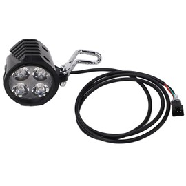 Ebike Headlight,12‑72V Electric Dirt Bike Front Light with Horn for Cycling Accessories