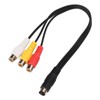 Zopsc Cable S Video de 4 Pines a 3RCA, Cable