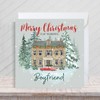 Second Ave Boyfriend Christmas House Square Xmas Holiday Festive Greetings