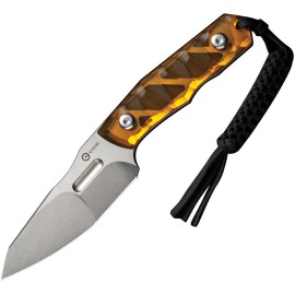 Civivi Propugnator Polished Ultem D2 Steel Fixed Blade Knife w/ Sheath 230023