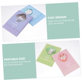 TOVINANNA 5sets Oil Absorbing Tissue Portable Face Oil Blotting Sheets Special Blotting Paper 400pcs*5