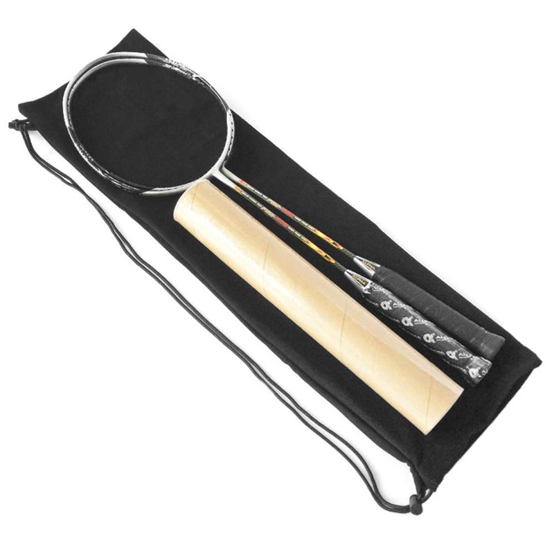 Badminton Racquet Cover Bag Soft Fleece Storage Bag Case for
