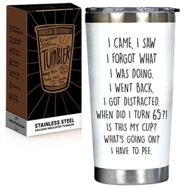 Funny 65th Birthday Gifts for Women Men, 65 Year Birthday Gift for Her Him