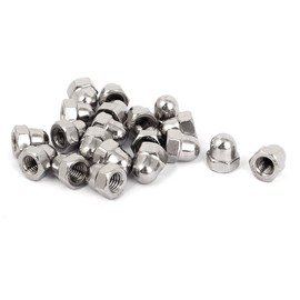 JUNYON Hex Cap Nut, Cap Bag Nut, 304 Stainless Steel, Hex Bag Nut, 25 Pieces (M5)
