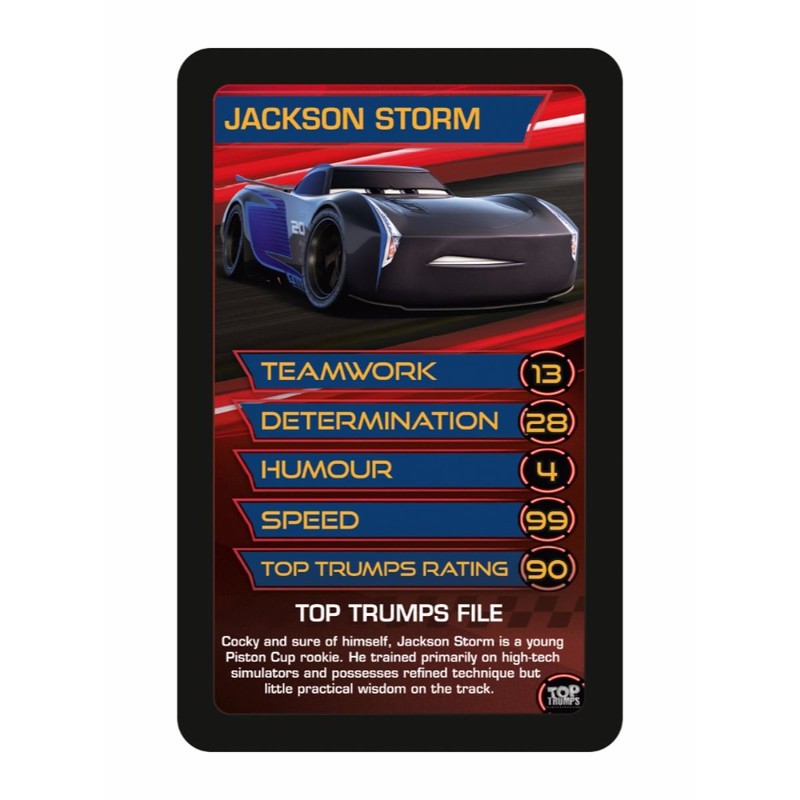 Cars 3 Top Trumps Card Game