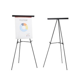 Staples Tri-Lite Display Easel, Black Steel, 2/Pack (61288-CCVS)