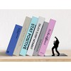 I-TOTAL® - Cute Metal Book Stand Bookends/Bookends for Shelf/Table (Crushed)