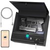 BE-TECH Biometric Gun Safe for Handgun, 0.22 Cubic Feet Fingerprint