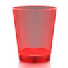 1.5 oz. Neon Red Glow Shot Glasses, UV Reactive (12