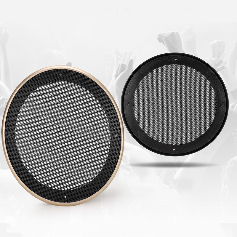 2 pcs 8 inch Audio Speaker Cover Decorative Circle Protective